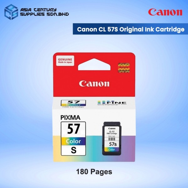 100 Original Canon PG 47 (15ML) / CL 57 (13ML) / CL 57s(8ML) Ink