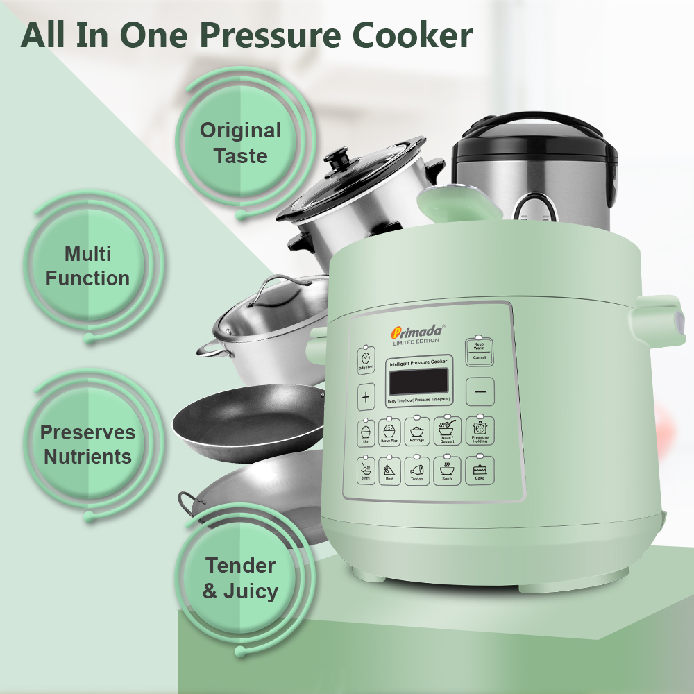 Primada LIMITED EDITION Liter Triple Pots Pressure Cooker